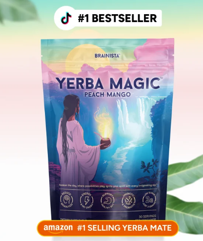 BRAINISTA® — YERBA MAGIC BEBIDA ENERGIZANTE CON LION'S MANE Y PROBIÓTICOS