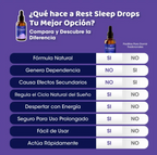REZZZT® — GOTAS NATURALES PARA DORMIR CON MELATONINA Y VALERIANA