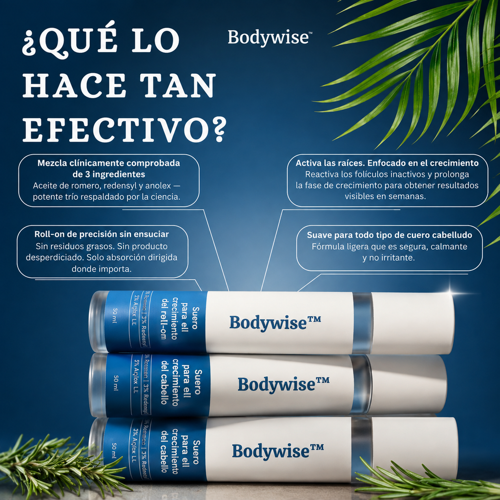 BODYWISE® - ROLL-ON PARA EL CRECIMIENTO CAPILAR 50ml