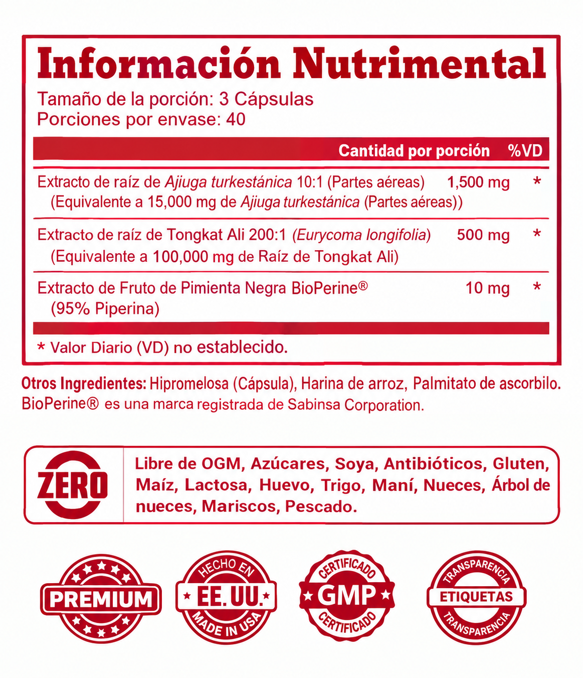 OLD SCHOLL® - TURKESTERONE ACELERADOR MUSCULAR