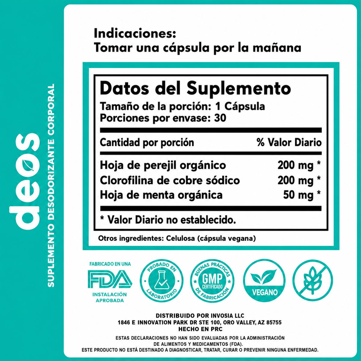 DEOS® - DESODORANTE CORPORAL