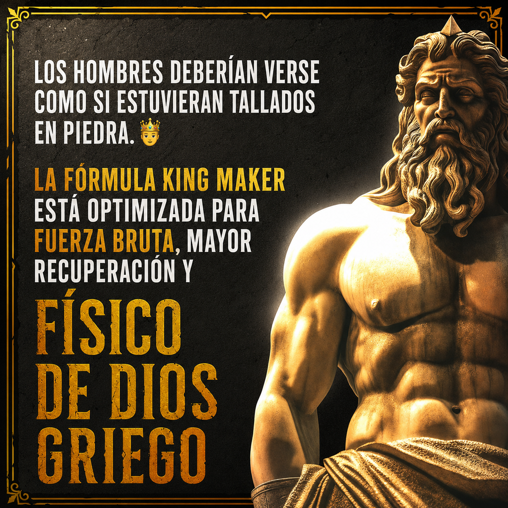 KING MAKER® — SUPLEMENTO ANABÓLICO 13 EN 1 PARA HOMBRES CON TONGKAT ALI Y TURKESTERONA
