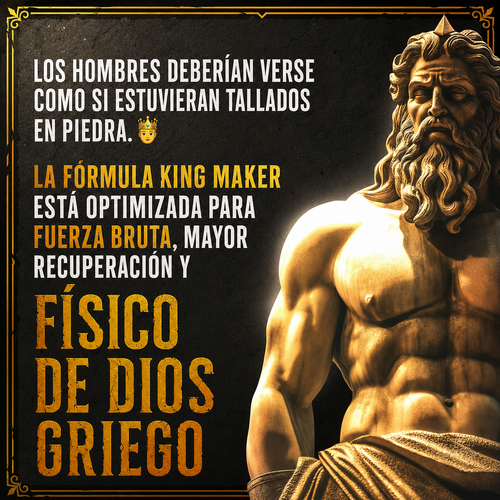 KING MAKER® — SUPLEMENTO ANABÓLICO 13 EN 1 PARA HOMBRES CON TONGKAT ALI Y TURKESTERONA