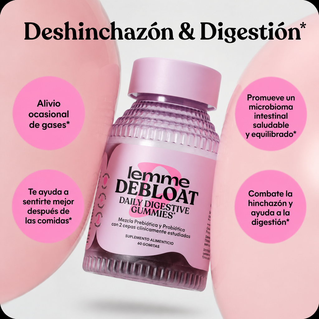 LEMME DEBLOAT® - GOMITAS DIGESTIVAS