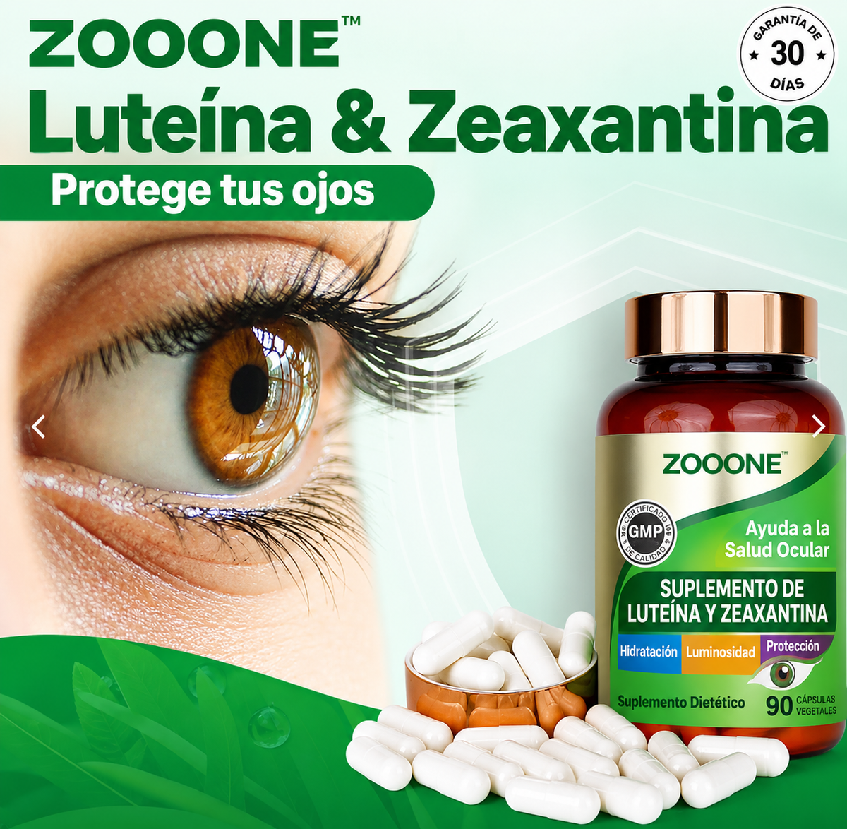 ZOOONE® — VITAMINAS PARA LOS OJOS CON LUTEÍNA Y ZEAXANTINA
