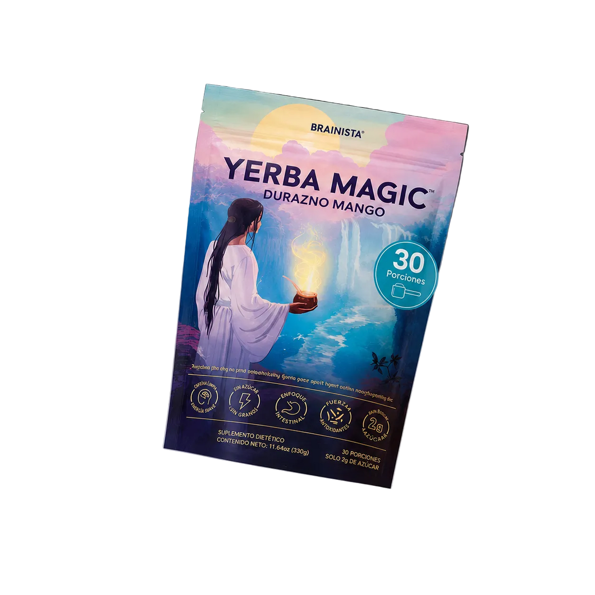 BRAINISTA® — YERBA MAGIC BEBIDA ENERGIZANTE CON LION'S MANE Y PROBIÓTICOS